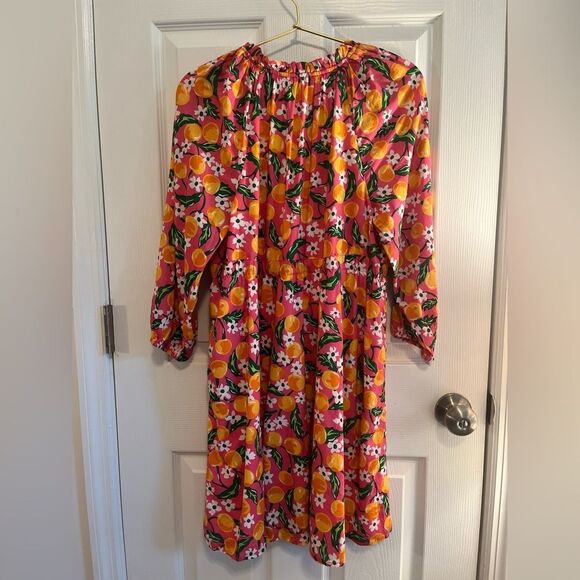 Draper James Pink and Orange Floral Dress - Picture 5 of 6